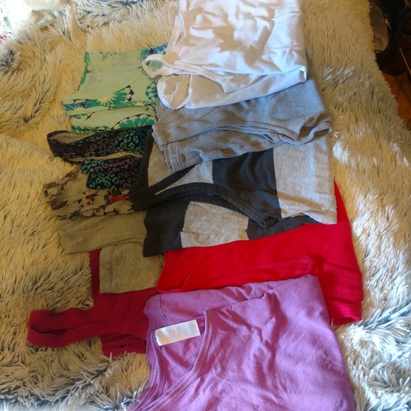 10 womens ribbed tank tops - Picture 1 of 8